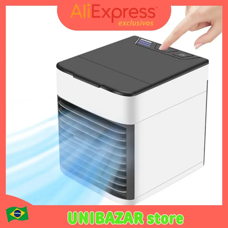 Mini Portable Air Conditioning Table Ultra Air Usb Premium Easy Use Practical Summer Heat-Fast Delivery For All Brazil