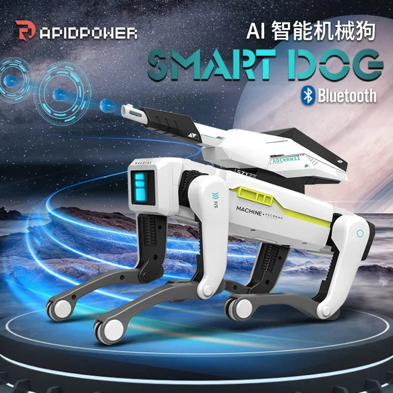 Máquina inteligente simulada de voz de cachorro, diálogo de alta tecnologia, telefone celular artificial, programação de controle remoto, brinquedos elétricos