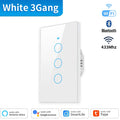 TNCE Tuya US WiFi+Bluetooth Smart Wall Switch 1/2/3/4 Gang Wire Touch Sensor LED Light Switches Smart Home Alexa Google Home